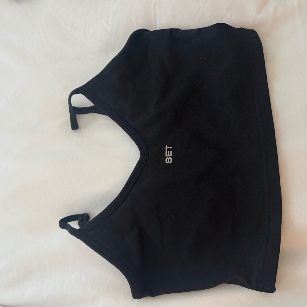Black SET Sports Bra